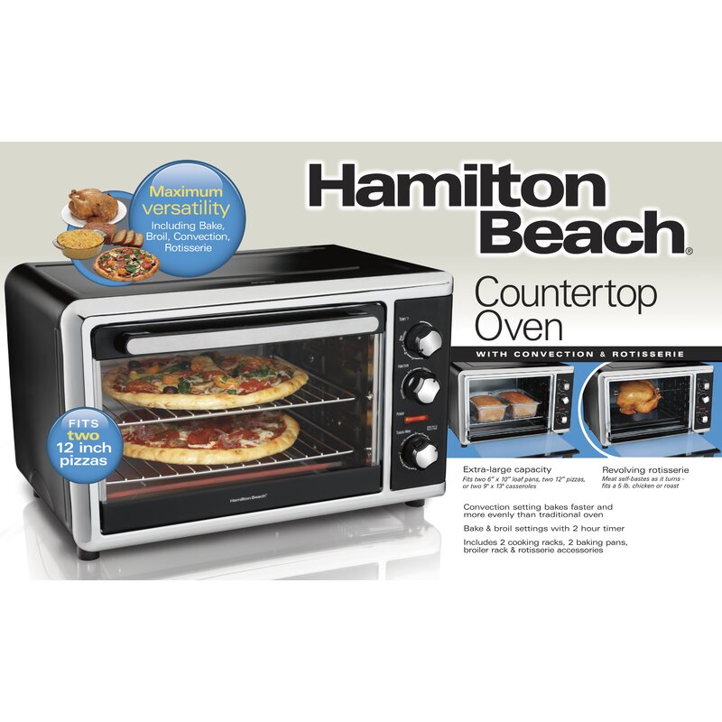 Hamilton Beach® Counter-Top Oven + cheapest Convection & Rotisserie